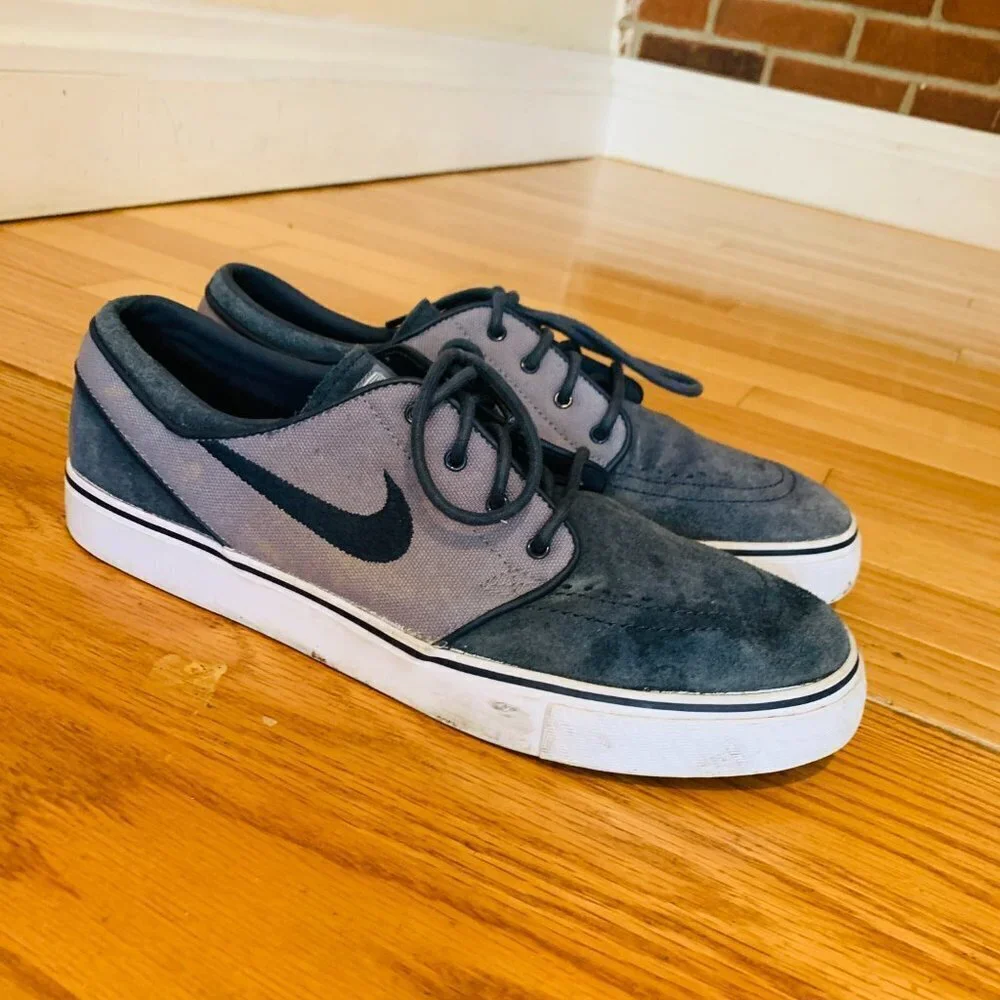 RARE Nike Zoom Stefan Janoski SB Blue Dusk Obsidian Suede Size 9 333824-403